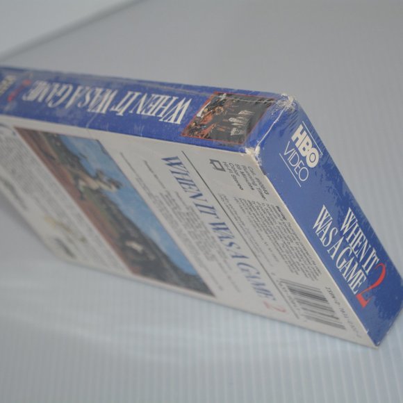 WHEN IT WAS A GAME 2 MLB Baseball VHS 1992 HBO Video 59 Minutes NEW Factory Seal - Picture 6 of 6
